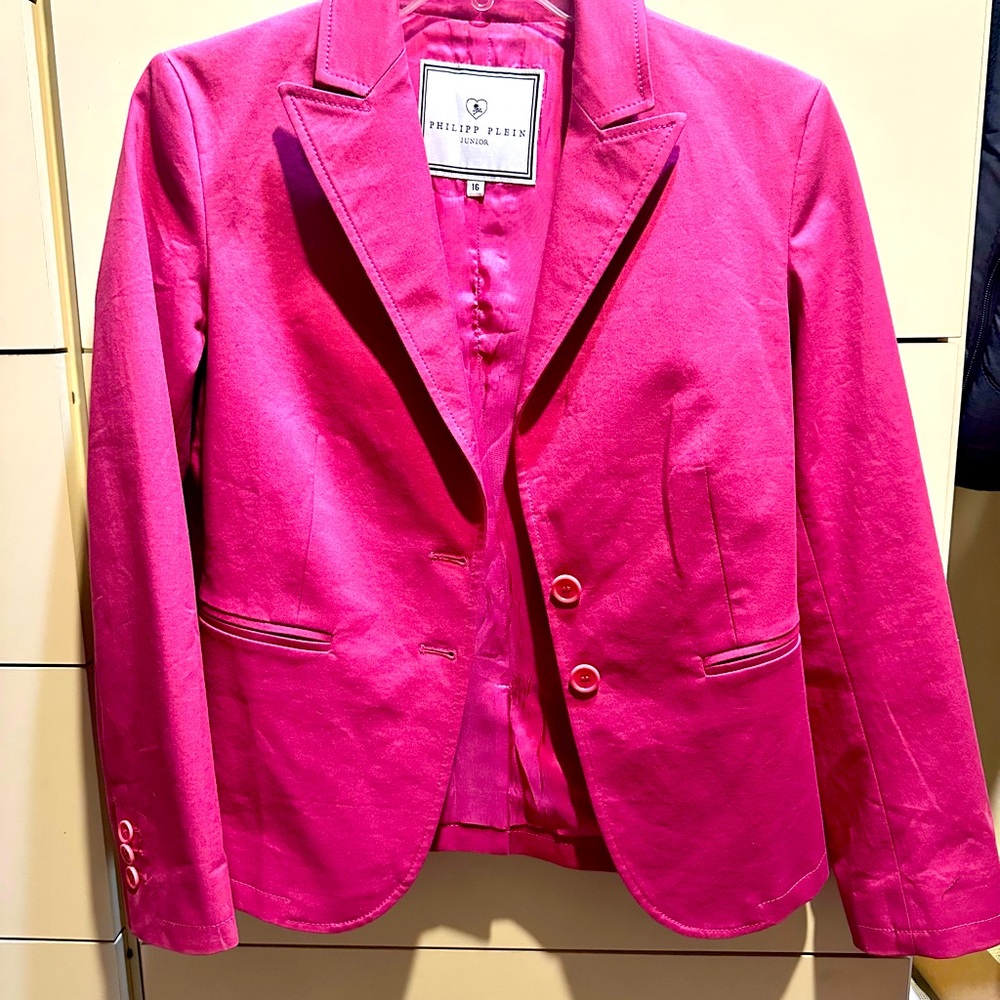 Philipp Plein Fuchsia Women's Blazer